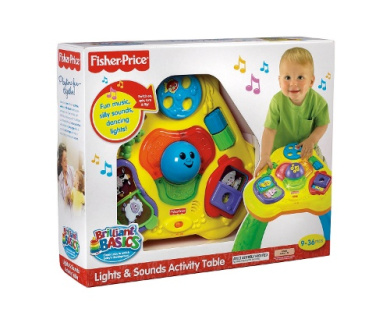 fisher price lights and sounds activity table