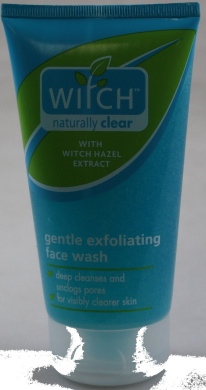 witch gentle exfoliating face wash