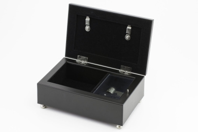 Cottage Garden Sister Matte Black Petite Music Box/Jewelry Box Plays You Light Up My Life PM5599B Cottage Garden Sister Matte Black Petite Music Box/Jewelry Box Plays You Light Up My Life PM5599B