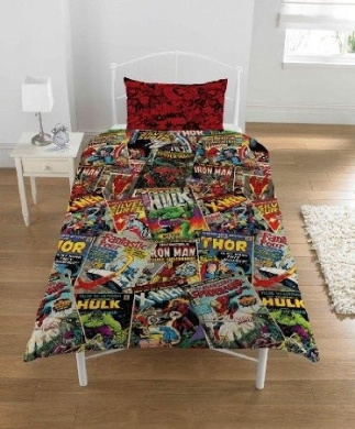comic duvet cover