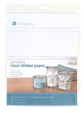 how to use printable clear sticker paper