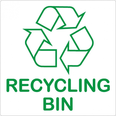 Recycling Point Self Adhesive Sticker Recycling Sign Recycling Point Self Adhesive Sticker Recycling Sign