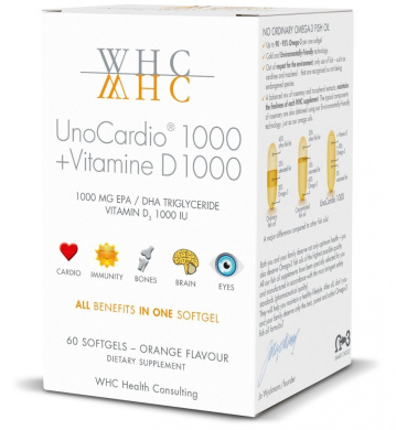 UNOCARDIO 1000 + Vitamin D3 by WHC - Shop Online for Health in Germany