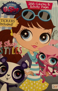 Littlest Pet Shop 288 Colouring & Activity Pages (Stickers Included