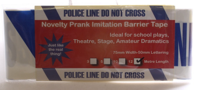 3 Metre Length POLICE Quality Novelty Barrier Tape. 3 Metre Length POLICE Quality Novelty Barrier Tape.