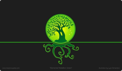 Max Pro 1 Playmat Iconic Elemental Green Forest Life Symbol For Mtg Mana Force Of Will Pokemon By Max Protection Shop Online For Toys In Singapore
