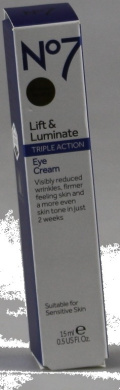 lift & luminate triple action eye cream