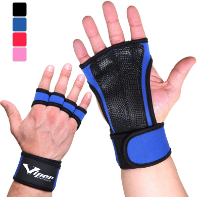 Ted and Jack Fingerless Leather Glove Rhino Grip 2.0 Weightlifitng//Motorcycle