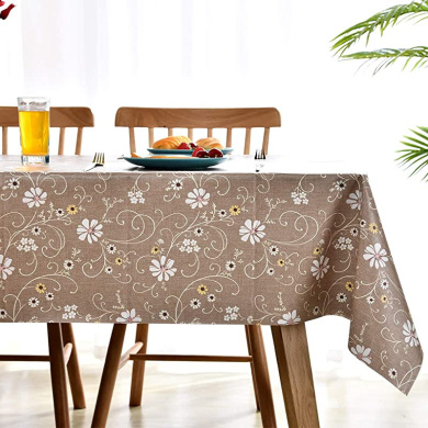 Lohascasa Vinyl Oilcloth Tablecloth For Rectangle Tables Wipeable Oil Proof Waterproof Pvc Dark Brown Rose 140cm X 210cm By Kitchen In Fiji Lohascasa Vinyl Oilcloth Tablecloth For, Oilcloth Tablecloth Round 70cm X 6