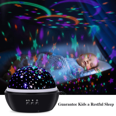 Nursery Night Light Projector Portable Soother Crib /& Stroller Attachable Sleep Aid for Babies Unicorns Baby White Noise Machine Toddlers Kids Blue