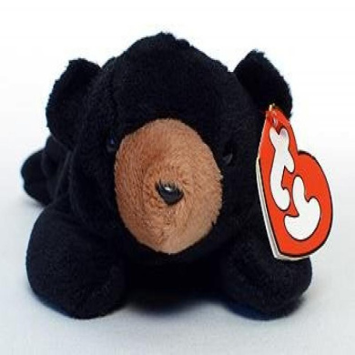 Ty Beanie Baby Blackie The Bear Plush Toy for sale online 