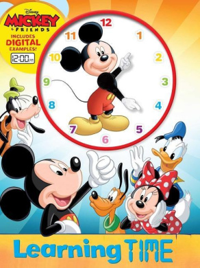 Mickey Mouse Alarm Clock Round Kids Euroswan wd17197
