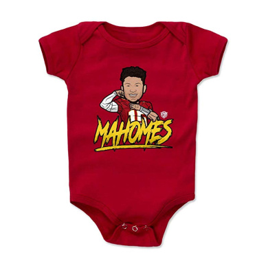1UP Sports Marketing Pat Mahomes Kansas City Football Baby Clothes & Onesie 3-24 Months Patrick Mahomes Flex 1UP Sports Marketing Pat Mahomes Kansas City Football Baby Clothes & Onesie 3-24 Months Patrick Mahomes Flex