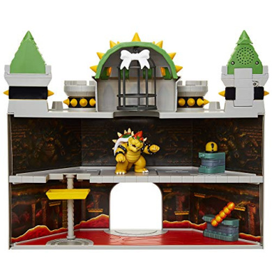 Super mario bowser castle toy Clearance