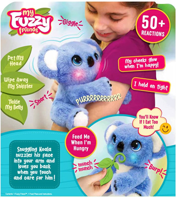 My Fuzzy Friend Koala Interactive Hugging Kids Companion Plush Pet My Fuzzy Friend Koala Interactive Hugging Kids Companion Plush Pet